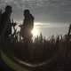 Businessman and Agronomist are Working in the Field Against the Sunset - VideoHive Item for Sale