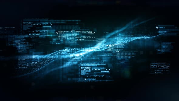 Digital Cyberspace Matrix Abstract Background 01346 alt