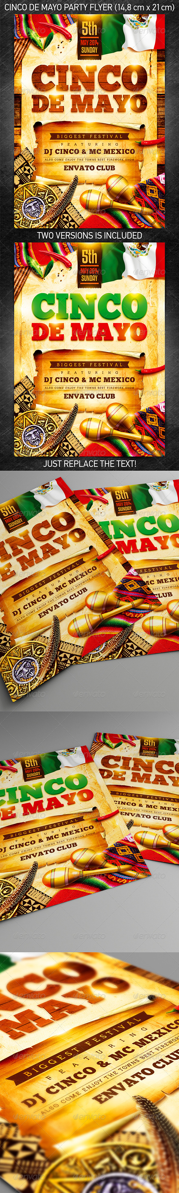 Cinco de Mayo Party Flyer Vol.2 - Holidays Events