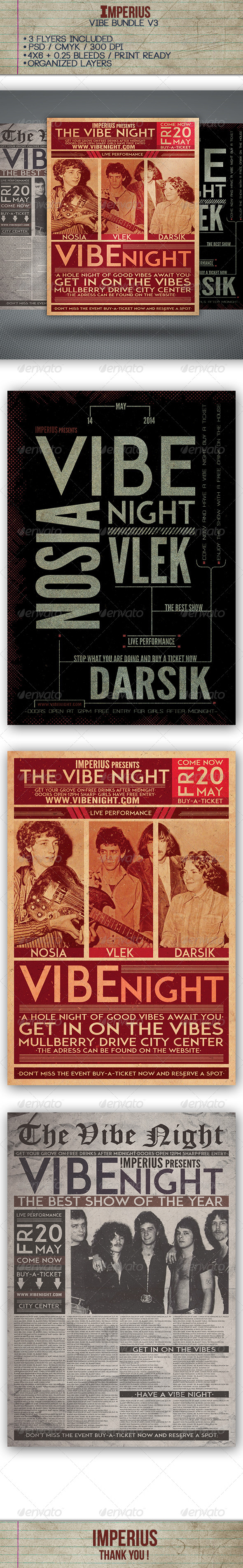 Vibe Bundle V3 - Events Flyers