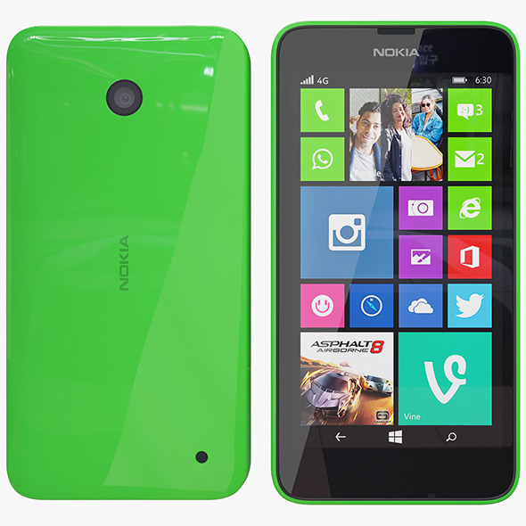 Nokia 635 green - 3Docean 7582155