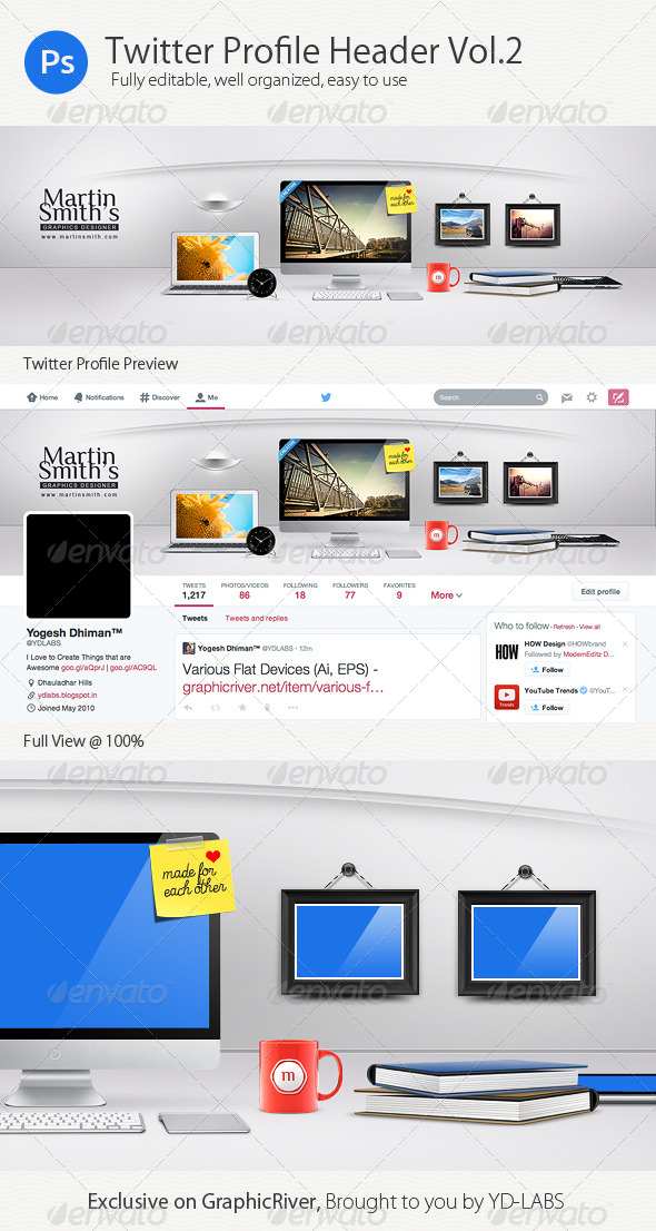 Twitter Profile Header V2 - Twitter Social Media