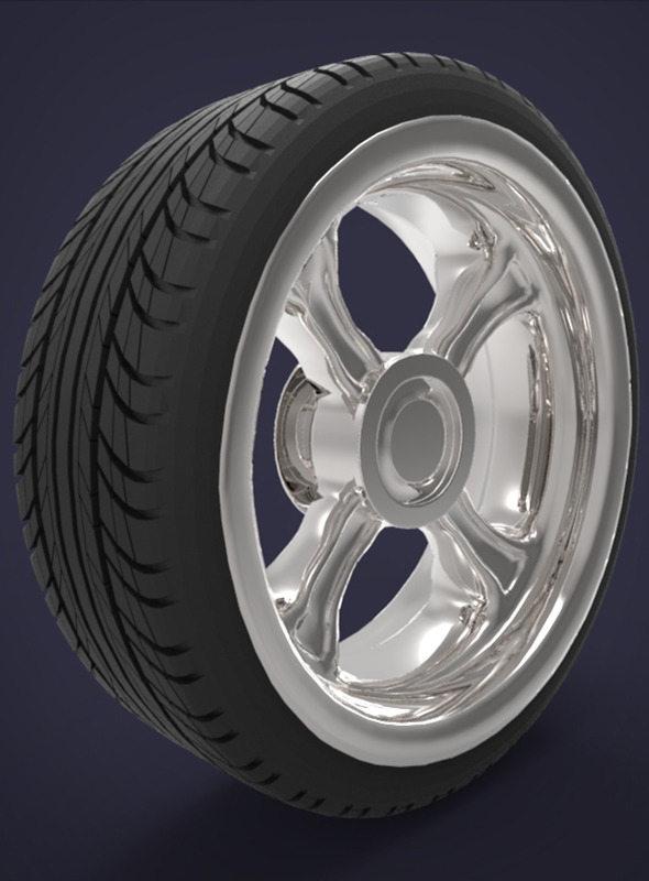 3d tire and - 3Docean 7600803