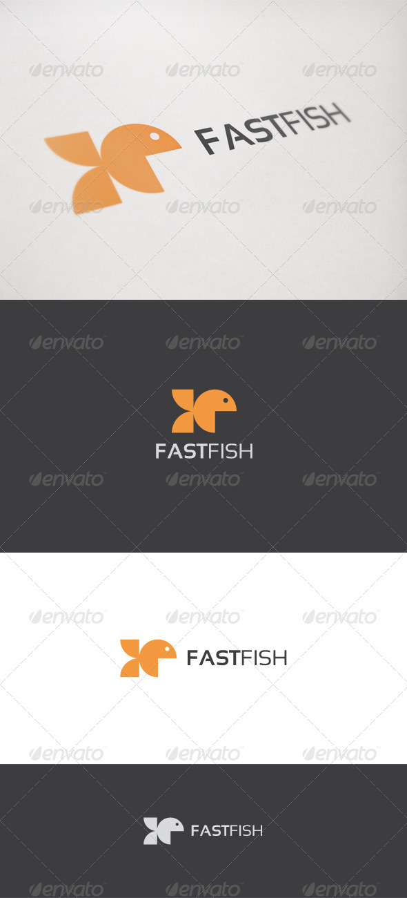 Fast Fish - Animals Logo Templates