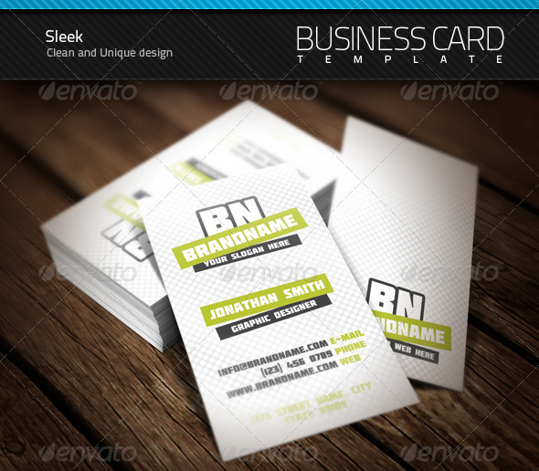 Sleek Business Card - Creative Business Cards