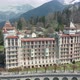 Stunning Aerial of the Swiss Hotel Management School, located in the Caux Palace Hotel, one of the b - VideoHive Item for Sale
