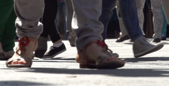 Feet in Shopping Street 03