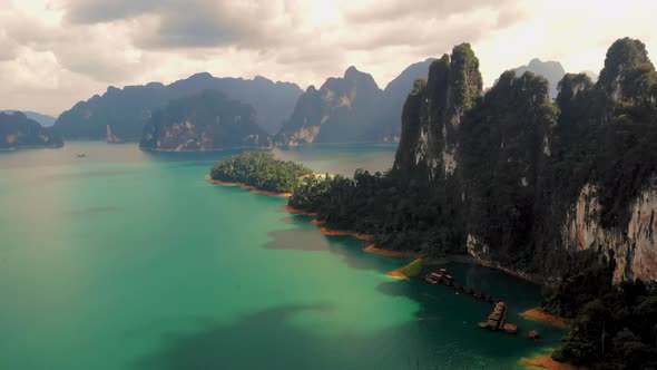 Khao Sok Thailand Longtail Boat at the Khao Sok National Park Thailand alt