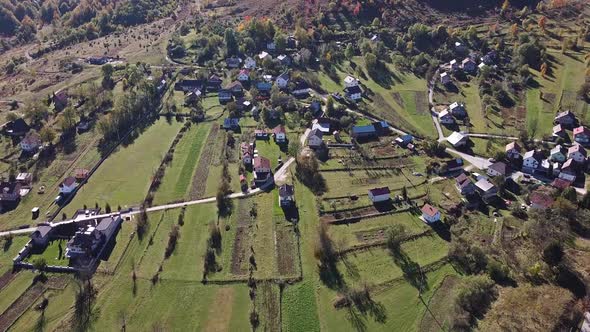 The Village Landscape In Mountains V4 alt