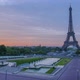 Morning near the Eiffel Tower - VideoHive Item for Sale