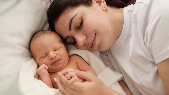 Mother and Newborn Baby alt