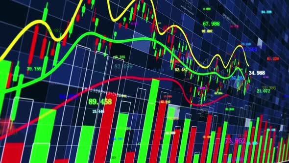 K Line Trend Chart Of Stock Market