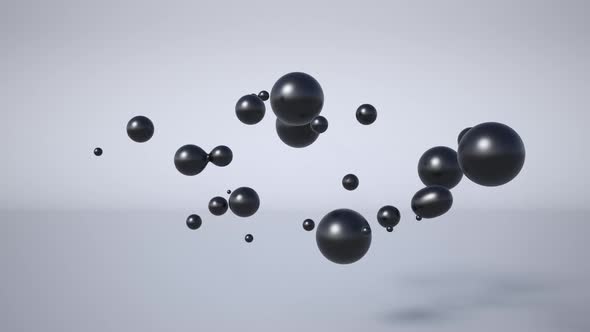 the merge balls, drops of oil in a single bowl, a sphere, a big drop