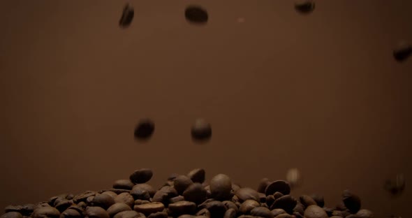 Falling Coffee Beans