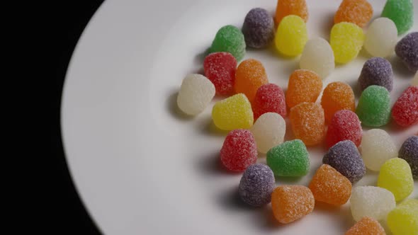 Rotating shot of gumdrop candy - CANDY GUMDROPS 025 alt