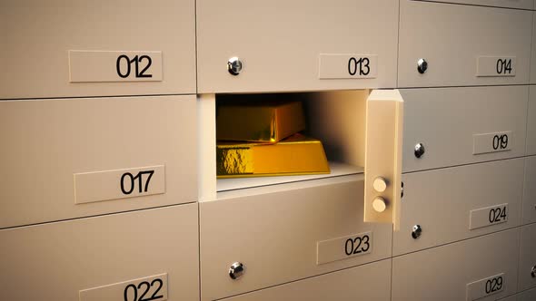A metal safe lockers are used by bank to protect and secure all of the deposit. alt