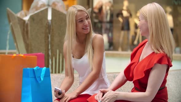 Glad about Her Shopping alt