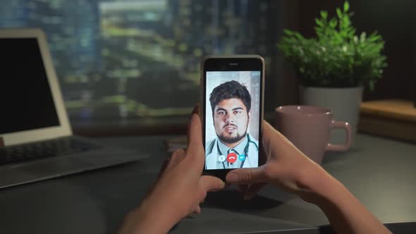 Online Video Consultation with Indian Doctor on Smartphone