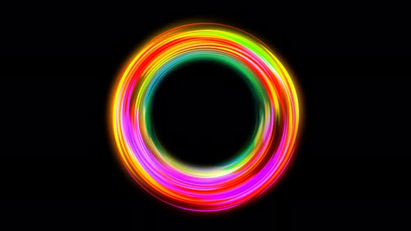 Gradient Luminous Glowing Circles
