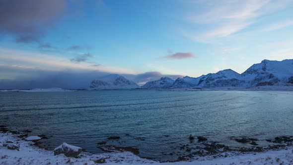 Rapid Deterioration of the Weather at Dawn on the Lofoten