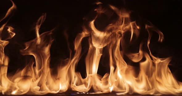 Fire Flames On The Floor