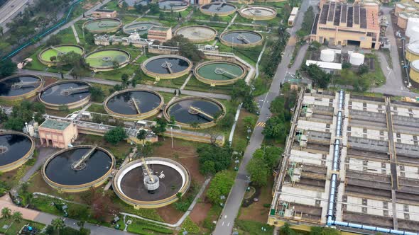 Sewage treatment plant in Hong Kong by leungchopan | VideoHive