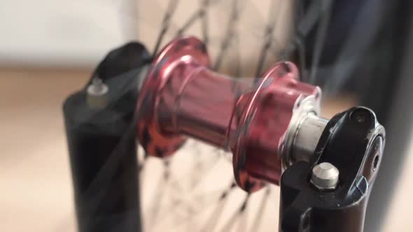 Closeup View of the Bicycle Hub alt