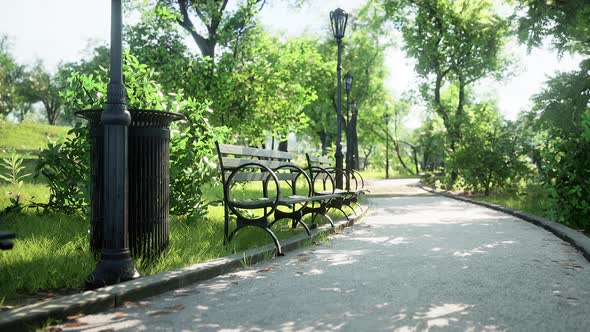 Parks are Closed and Cordoned Off Due to the Corona Virus Pandemic alt