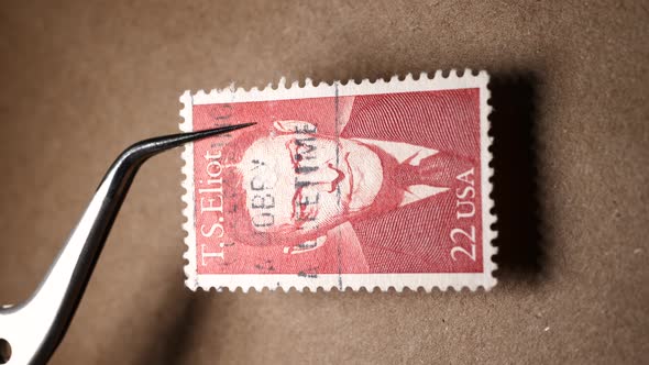 Old Postal Stamp ( VERTICAL VIDEO )