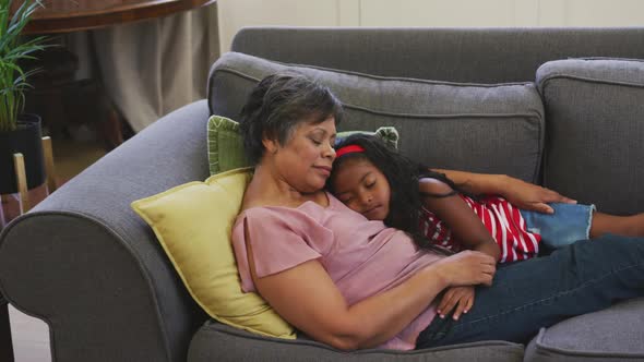 Grandmother and granddaughter spending time together alt