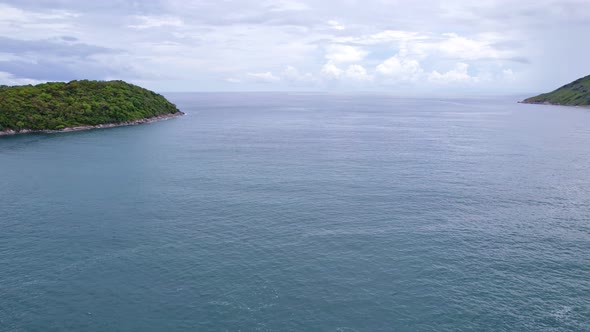 Beautiful sea summer landscape Waves sea water surface High quality video Bird's eye view sea alt