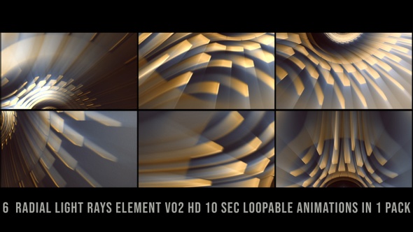 Abstract Radial Light Rays Pack V02
