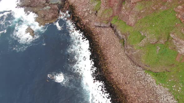 The Old Man of Hoy, a 449ft high sea stack on Hoy. alt