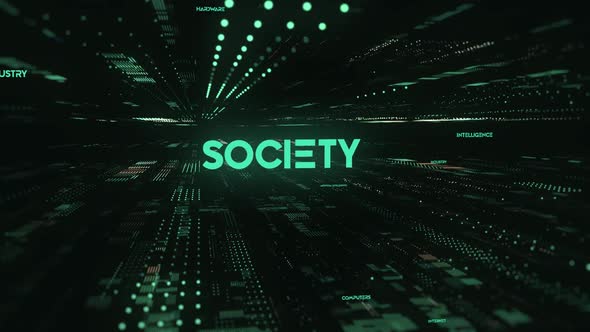 Sci Fi Digital Data Word Society alt