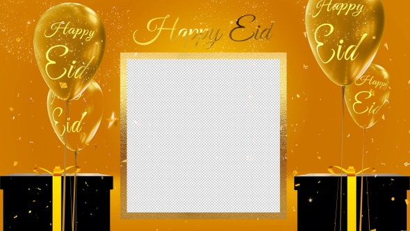Happy Eid Photo Frame . alt