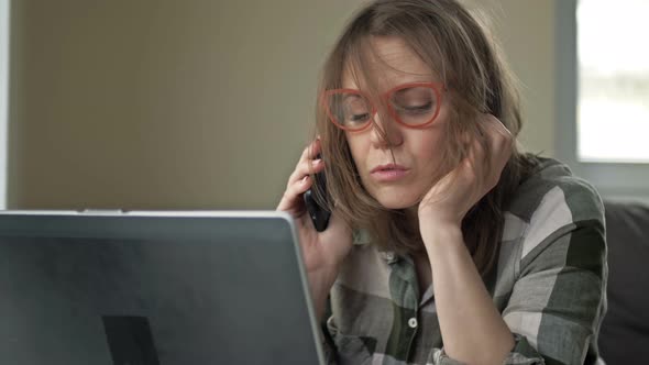 Portrait of a Very Tired Woman alt