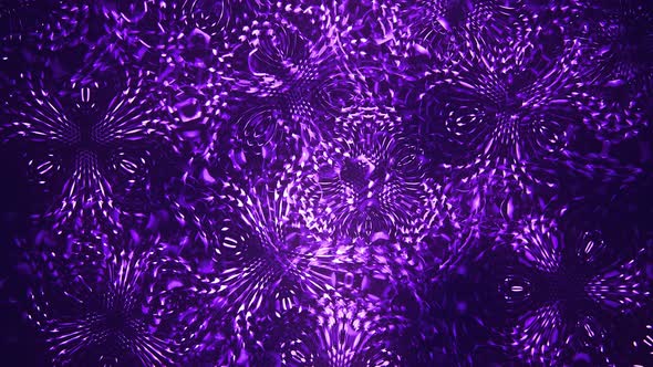 Dark Purple Magic Abstract Pattern