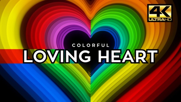 Colorful Loving Heart