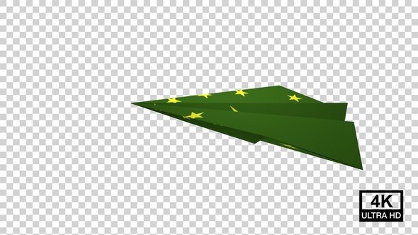 Paper Airplane Of Adygea Flag V2 alt