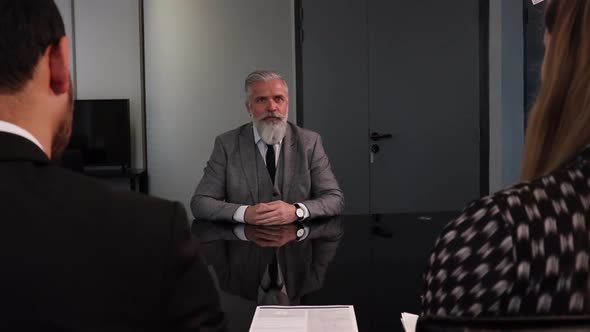 Job Interview With Mature Male Candidate alt