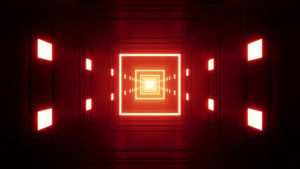 Glowing Red Light Passage alt