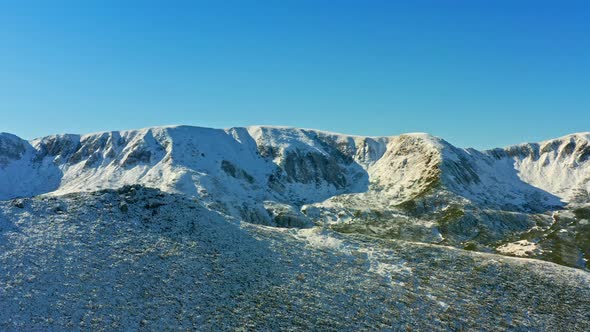 Landscapes of the Carpathian Mountains Covered with Large Stone Ledges in Ukraine Near the Village alt