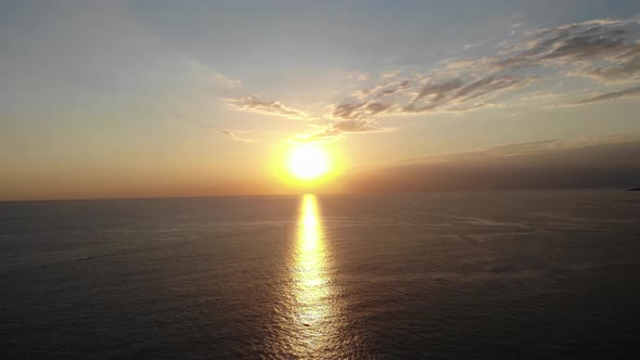 Sunset Over the Sea alt