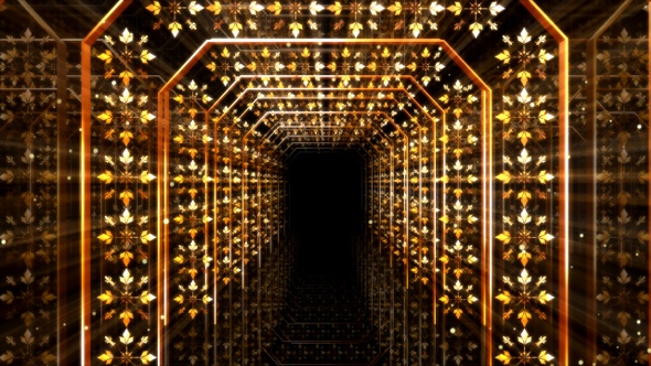 Gold Event Tunnel