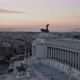 The altar of the Fatherland in Rome. Aerial shot with drone - VideoHive Item for Sale