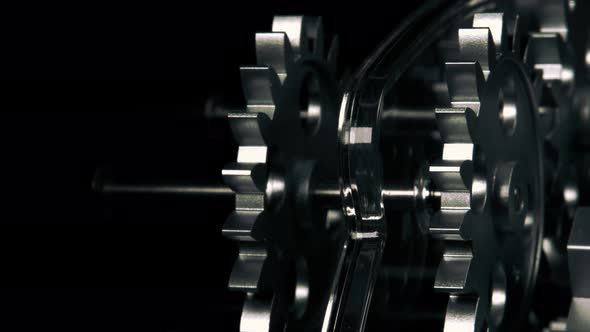 Retro Industrial Clock Gears 091 alt