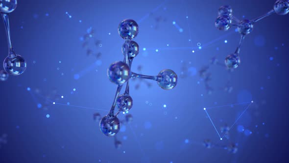 Glass Molecule, Motion Graphics | VideoHive