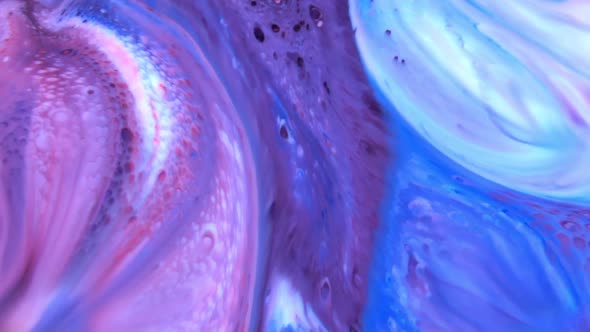 Colorful Liquid Ink Colors Blending Burst Swirl Fluid 75