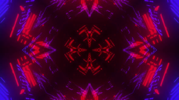 4k Colorful Cybernetic Vj Loop 3 alt