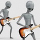 Alien Playing Electric Guitar - VideoHive Item for Sale